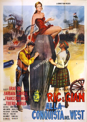 Ric e Gian alla conquista del West - Italian Movie Poster (thumbnail)