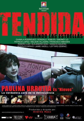 Tendida, mirando las estrellas - Chilean Movie Poster (thumbnail)