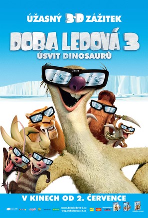 Ice Age: Dawn of the Dinosaurs - Czech Movie Poster (thumbnail)