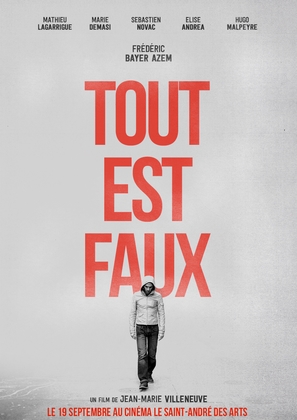 Tout est faux - French Movie Poster (thumbnail)