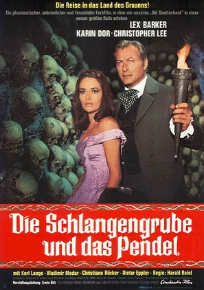 Die Schlangengrube und das Pendel - German Movie Poster (thumbnail)