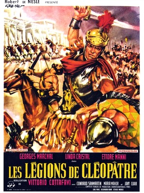 Le legioni di Cleopatra - French Movie Poster (thumbnail)