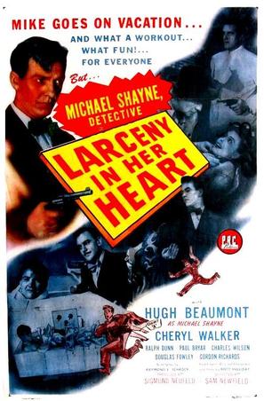 Larceny in Her Heart - Movie Poster (thumbnail)
