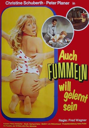 Auch Fummeln will gelernt sein - German Movie Poster (thumbnail)