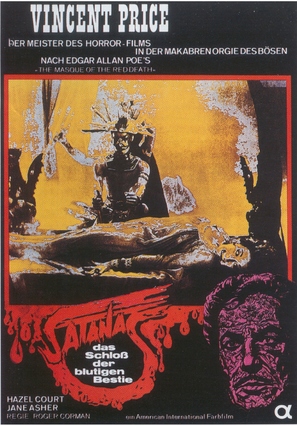 The Masque of the Red Death - German Theatrical movie poster (thumbnail)