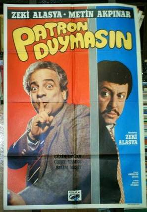 Patron duymasin - Turkish Movie Poster (thumbnail)