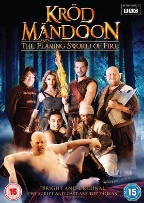 &quot;Kr&ouml;d M&auml;ndoon and the Flaming Sword of Fire&quot; - British Movie Cover (thumbnail)