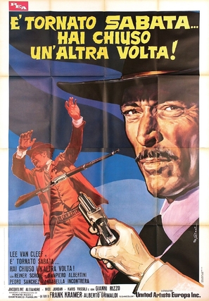 &Egrave; tornato Sabata... hai chiuso un&#039;altra volta - Italian Movie Poster (thumbnail)