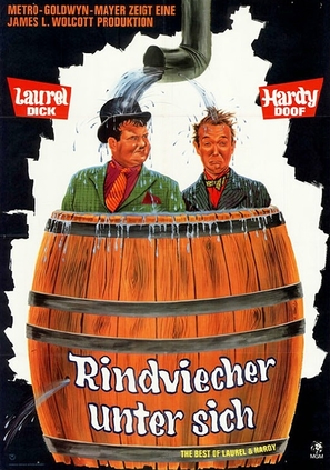 The Best of Laurel and Hardy - German Movie Poster (thumbnail)