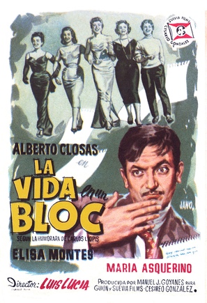 La vida en un bloc - Spanish Movie Poster (thumbnail)