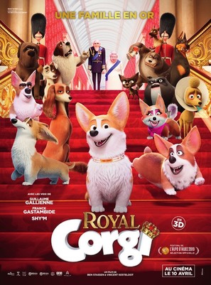 The Queen&#039;s Corgi - French Movie Poster (thumbnail)