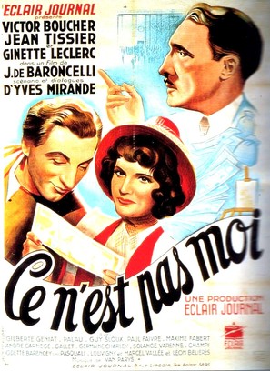 Ce n&#039;est pas moi - French Movie Poster (thumbnail)
