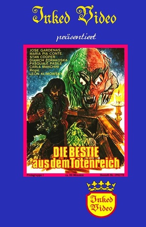 La org&iacute;a de los muertos - German DVD movie cover (thumbnail)