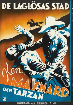 Arizona terror Ken Maynard vintage movie poster print 