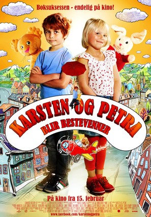 Karsten og Petra blir bestevenner - Norwegian Movie Poster (thumbnail)