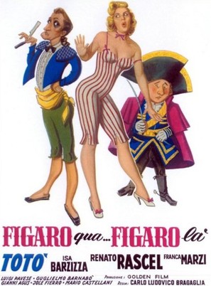 Figaro qua, Figaro l&agrave; - Italian Movie Poster (thumbnail)