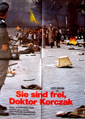 Sie sind frei, Doktor Korczak - German Movie Poster (thumbnail)
