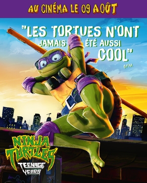 Teenage Mutant Ninja Turtles: Mutant Mayhem - French Movie Poster (thumbnail)