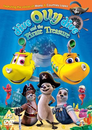 Dive Olly Dive and the Pirate Treasure - British DVD movie cover (thumbnail)