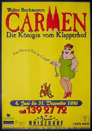 Carmen - Die K&ouml;nigin vom Klapperhof - German Movie Poster (thumbnail)