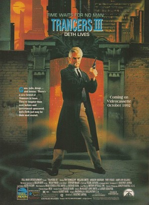 Trancers III - Video release movie poster (thumbnail)