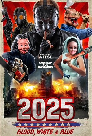 2025: Blood, White &amp; Blue - Movie Poster (thumbnail)