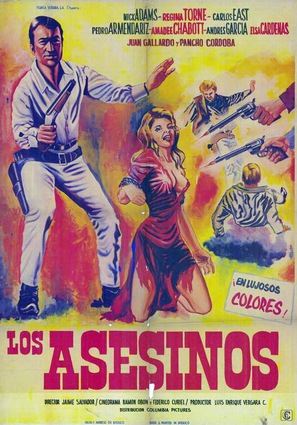 Los asesinos - Mexican Movie Poster (thumbnail)