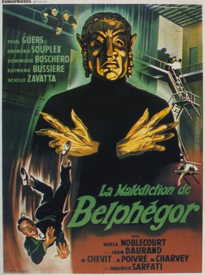 La mal&eacute;diction de Belph&eacute;gor - French Movie Poster (thumbnail)