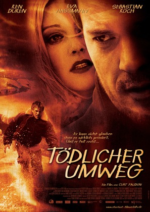 T&ouml;dlicher Umweg - German Movie Poster (thumbnail)