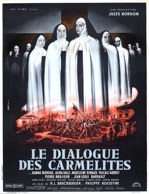 Le dialogue des Carm&eacute;lites - French Movie Poster (thumbnail)
