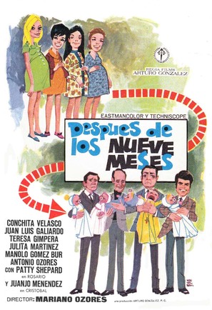 Despu&eacute;s de los nueve meses - Spanish Movie Poster (thumbnail)