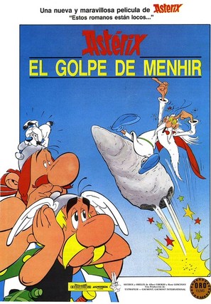 Ast&eacute;rix et le coup du menhir - Spanish Movie Poster (thumbnail)