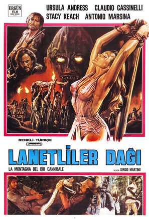 La montagna del dio cannibale - Turkish Movie Poster (thumbnail)