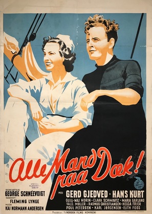 Alle mand paa d&aelig;k - Danish Movie Poster (thumbnail)