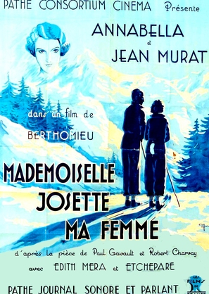 Mademoiselle Josette, ma femme - French Movie Poster (thumbnail)