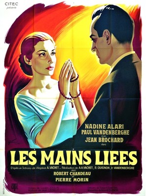Les mains li&eacute;es - French Movie Poster (thumbnail)