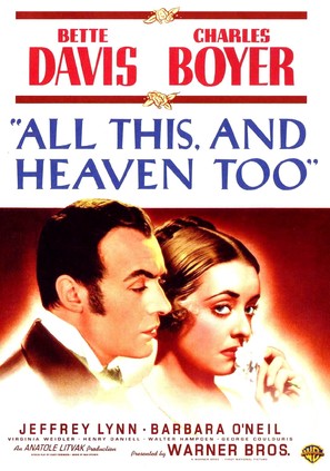 All This, and Heaven Too - DVD movie cover (thumbnail)