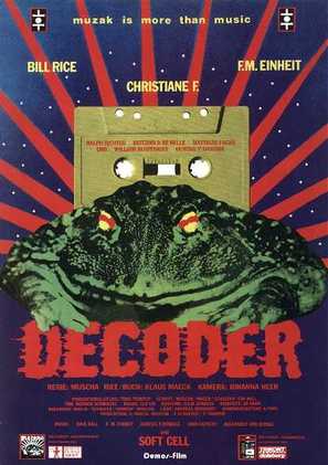 Decoder - German Movie Poster (thumbnail)