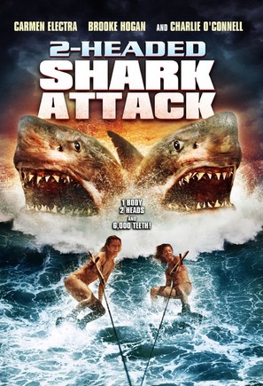 2 Headed Shark Attack - DVD movie cover (thumbnail)