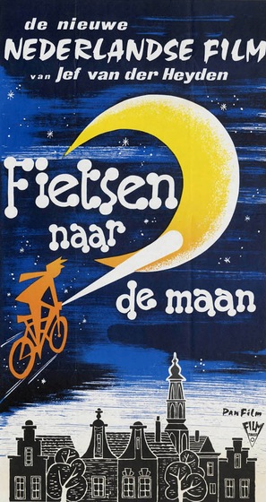 Fietsen naar de maan - Dutch VHS movie cover (thumbnail)