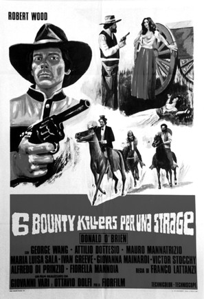Sei bounty killers per una strage - Italian Movie Poster (thumbnail)