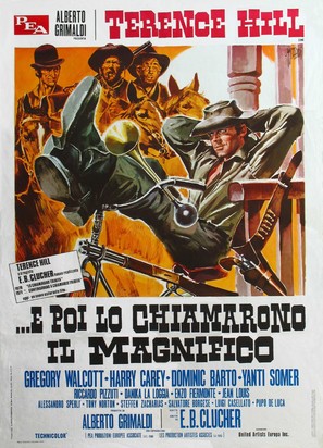 E poi lo chiamarono il magnifico - Italian Movie Poster (thumbnail)