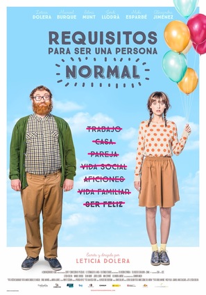 Requisitos para ser una persona normal - Spanish Movie Poster (thumbnail)