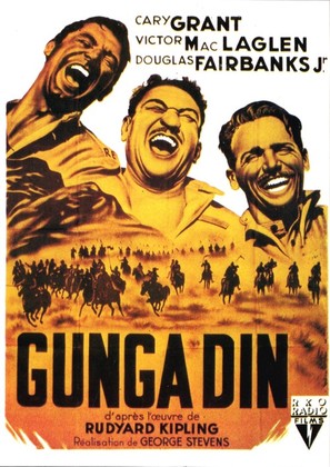 Gunga Din - French Movie Poster (thumbnail)