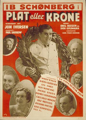 Plat eller krone - Danish Movie Poster (thumbnail)