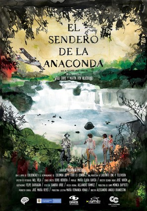 El sendero de la anaconda - Colombian Movie Poster (thumbnail)