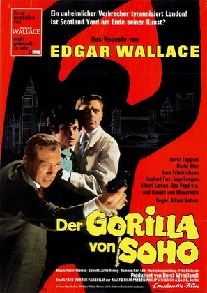 Der Gorilla von Soho - German Movie Poster (thumbnail)