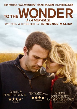 To the Wonder - Canadian DVD movie cover (thumbnail)