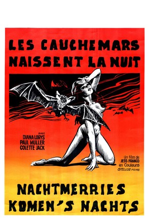 Cauchemars naissent la nuit, Les - Belgian Movie Poster (thumbnail)