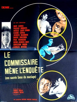 Le commissaire m&egrave;ne l&#039;enqu&ecirc;te - French Movie Poster (thumbnail)